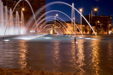 İspanya, Granada 'daki çeşme.