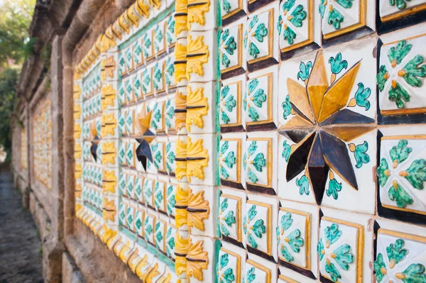 Artesanía de cerámica siciliana — Foto de Stock