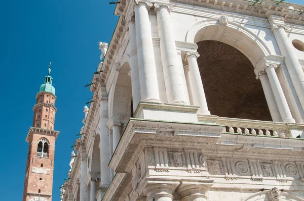 Vicenza historialliset maamerkit — kuvapankkivalokuva