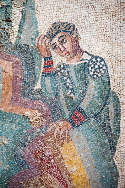 Antigos mosaicos romanos — Fotografia de Stock