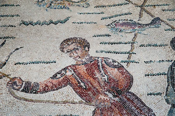 Vieilles mosaïques romaines — Photo