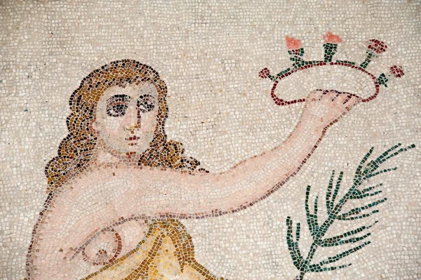 Alte römische Mosaiken — Stockfoto