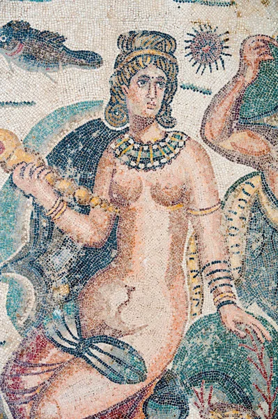 Staré římské mozaiky — Stock fotografie