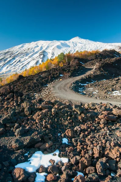 Vulkanen Etna, Italien — Stockfoto