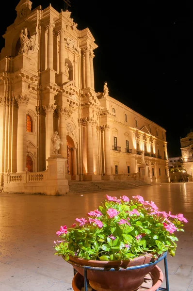 Ortigia o zmierzchu — Zdjęcie stockowe