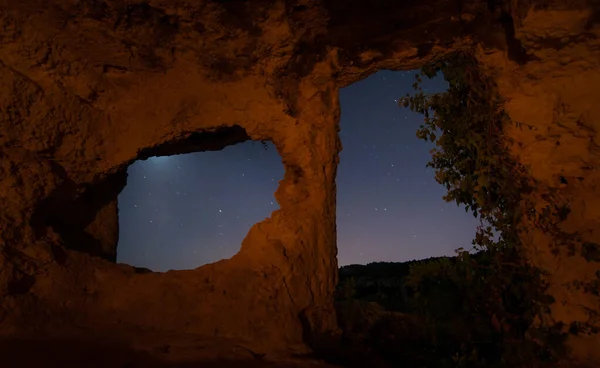 Gruta de noche — Foto de Stock