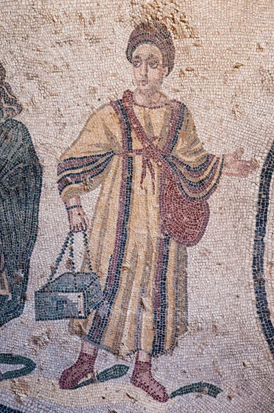 Roman mosaics, Sicily — Stock Photo, Image