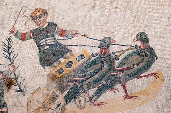 Roman mosaics, Sicily — Stock Photo, Image