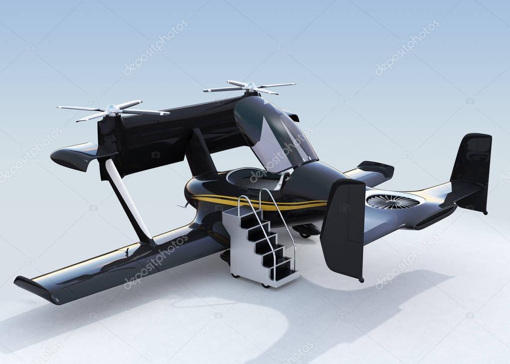Autonomous flying drone taxi concept