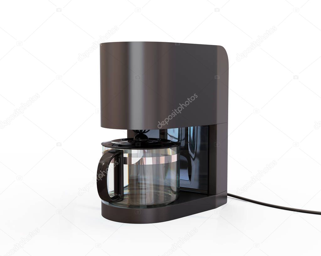 Coffee maker isolated on white background