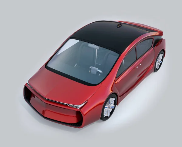 Rode autonome voertuig afbeelding — Stockfoto