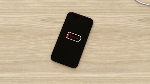 Wireless smartphone charging concept — Stock Video