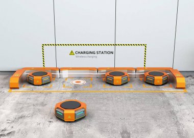 Ambar robotlar şarj istasyonu şarj