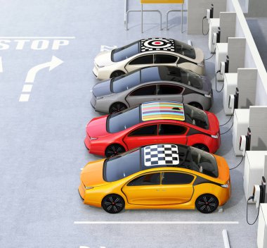 Elektrikli otomobil Ev şarj istasyonu şarj