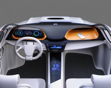 Elektrikli otomobil dashboard kavramı