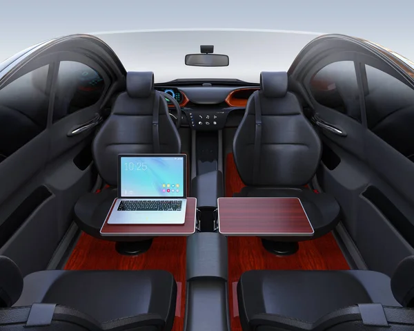 Autonomous car interior — Stock Photo, Image