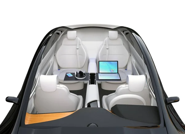 Concept d'intérieur de voiture autonome — Photo