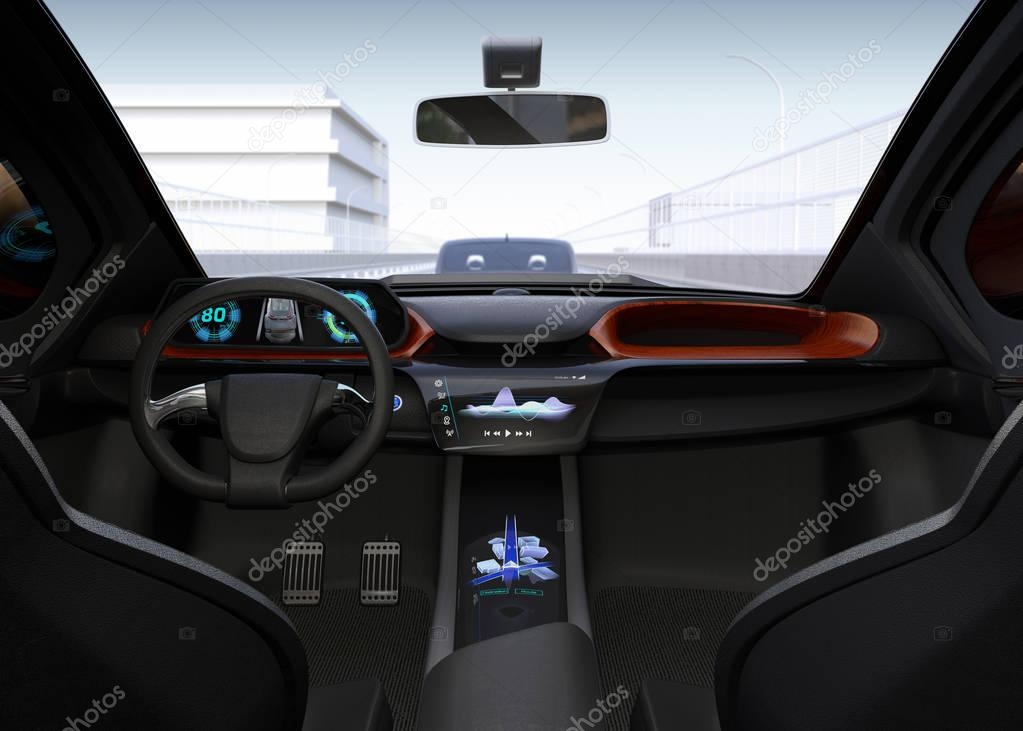 Autonomous car interior concept