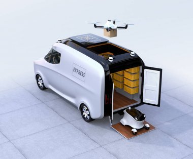 Van, uçak ve robot kendi kendine sürüş