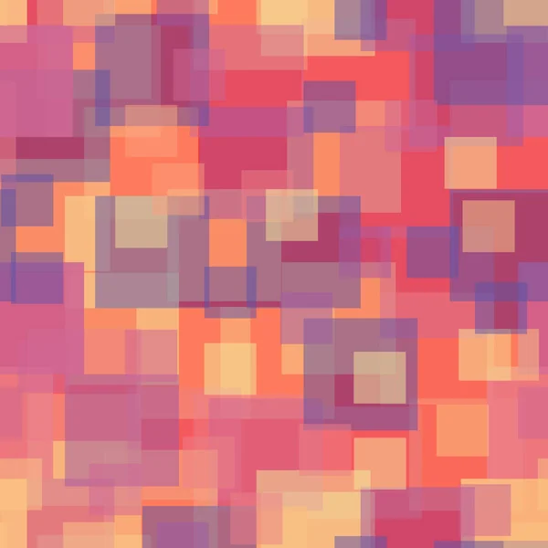 Patrón Geométrico Repetición Sin Costura Cuadrados Coloridos — Archivo Imágenes Vectoriales
