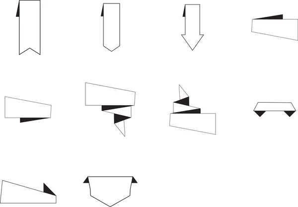 Conjunto de iconos de cintas , — Archivo Imágenes Vectoriales