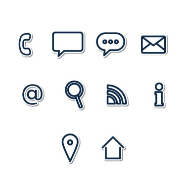 İletişimin çeşitli simgeleri 