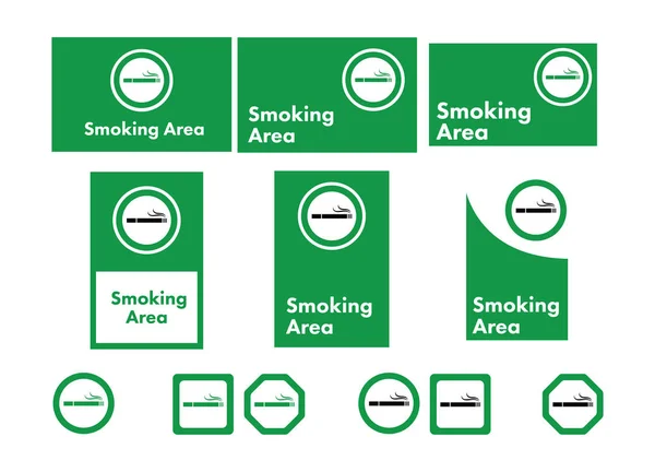 Дозволений набір куріння — стоковий вектор