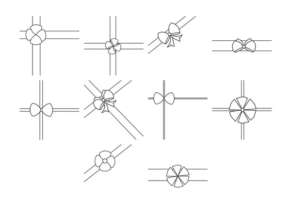 Conjunto de varias cintas — Archivo Imágenes Vectoriales