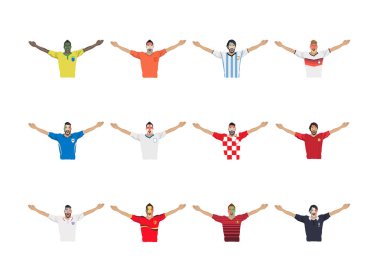 Futbolcular çeşitli ülkelerden başarı kutluyor