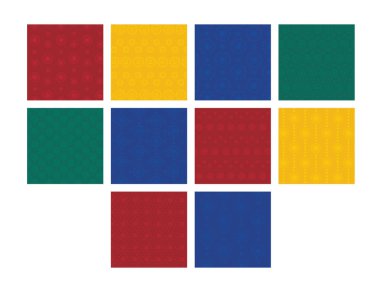 Beyaz arka plan karşı çiçek desenleri vektör görüntü