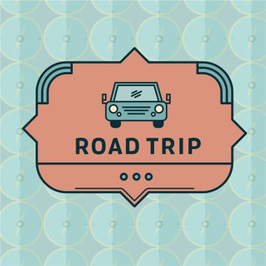 Yolculuğa okuma vektör simgesi