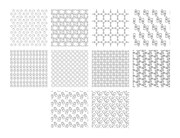 Conjunto de iconos vectoriales para concepto de salud — Vector de stock