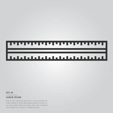 Lorem Ipsum metin ve cetvel