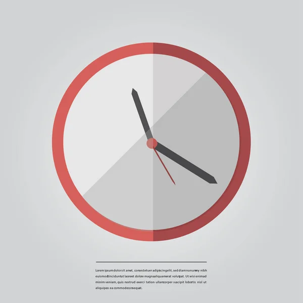 Lorem ipsum texto con reloj — Archivo Imágenes Vectoriales