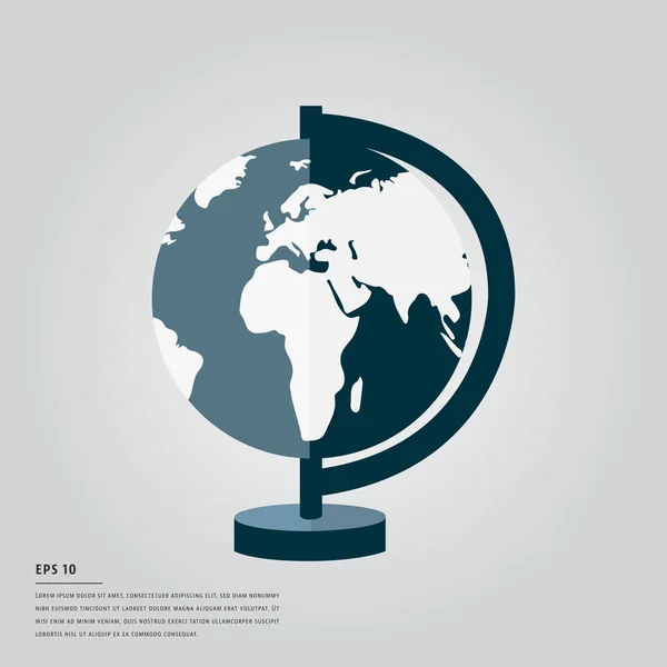 Vector afbeelding van Globe — Stockvector