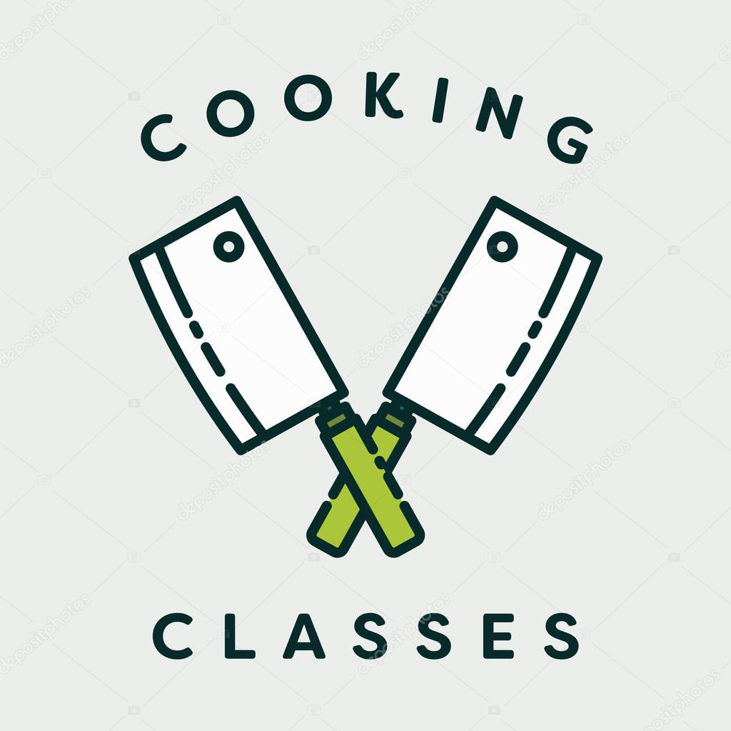 knives with text cooking classes