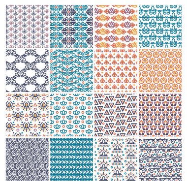 Çeşitli desenler vektör kümesi