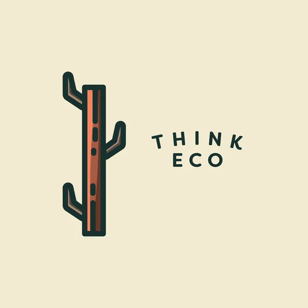 Icono vectorial de cactus — Vector de stock