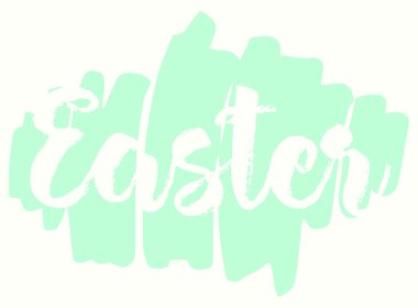 Paskalya mesaj ile tebrik kartı