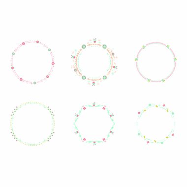 çeşitli dairesel çerçeve