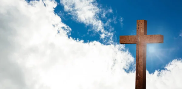 Composite image of cross — Stock Photo, Image