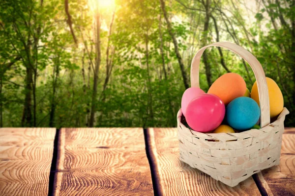 Paskalya yumurtaları renkli Mulit — Stok fotoğraf