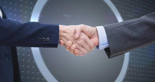 Entrepreneurs shaking hands — Stock Photo, Image