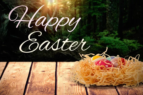 Happy Easter logo — Stock Photo, Image