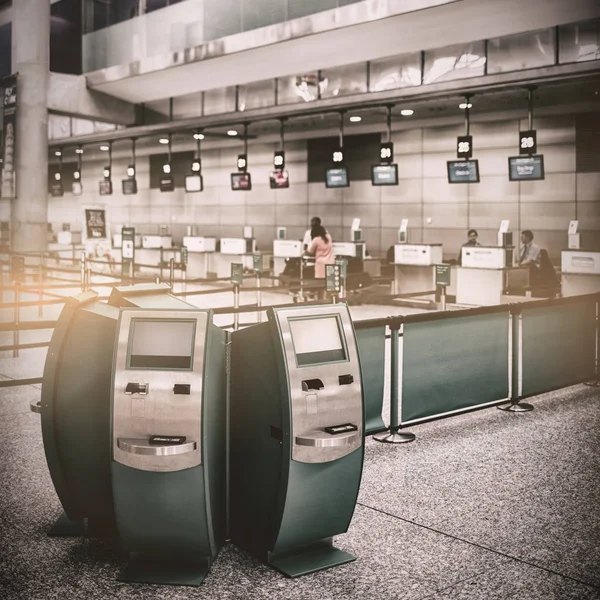 Banco biglietteria in aeroporto — Foto Stock