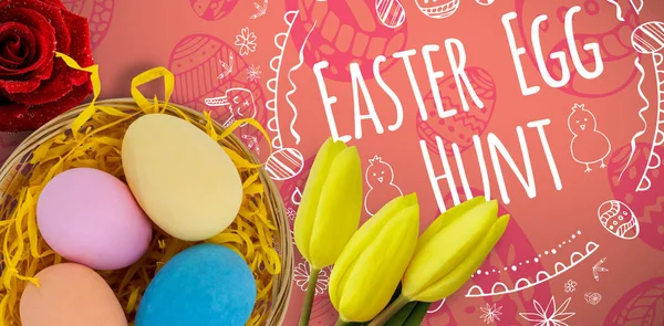 Easter egg hunt — Stock Photo, Image