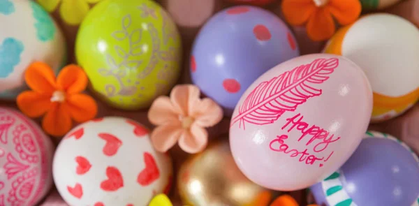 Painted easter eggs — Stock Photo, Image