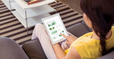  grafikler dijital tablet analiz kadın