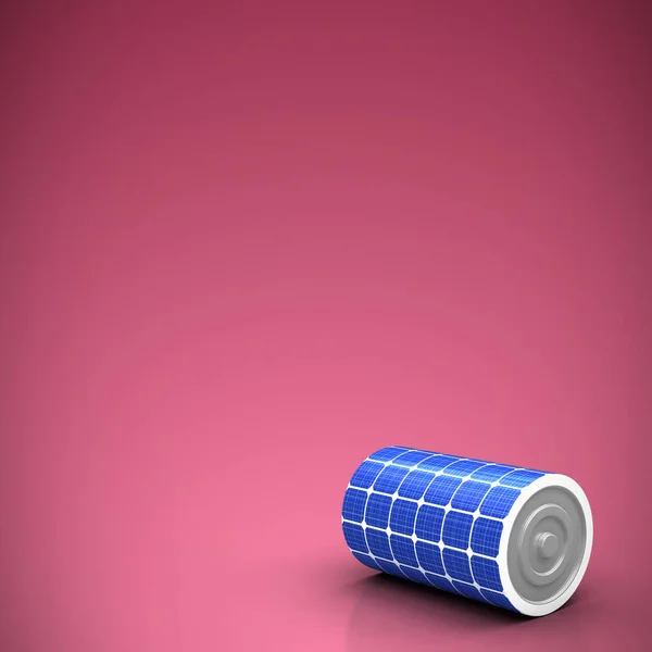 Композитное изображение солнечной батареи — стоковое фото