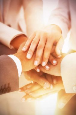 iş takım yığın eller